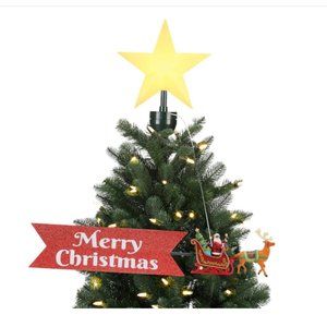 BRAND NEW IN BOX!  Animated Tree Topper SUPER CUTE and UNIQUE